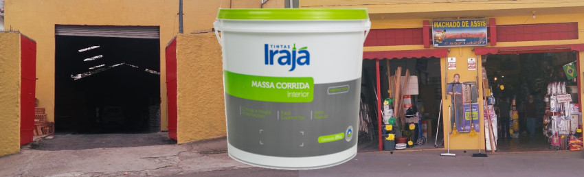 Massa Corrida Irajá - Loja de material de construção Machado de Assis, na Vila Mariana/Aclimação