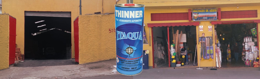 Thinner itagua - Loja de Materiais de Construção e Ferragens Machado de Assis Tradição e Qualidade na Aclimação / Vila Mariana / Paraíso e Região!