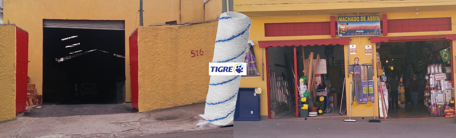 Leia mais sobre o artigo Rolo de pintura Tigre