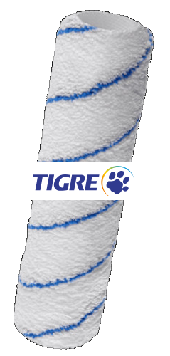 Rolo de pintura Tigre - Pro Microfibra – Pintura de Parede com Acabamento Profissional