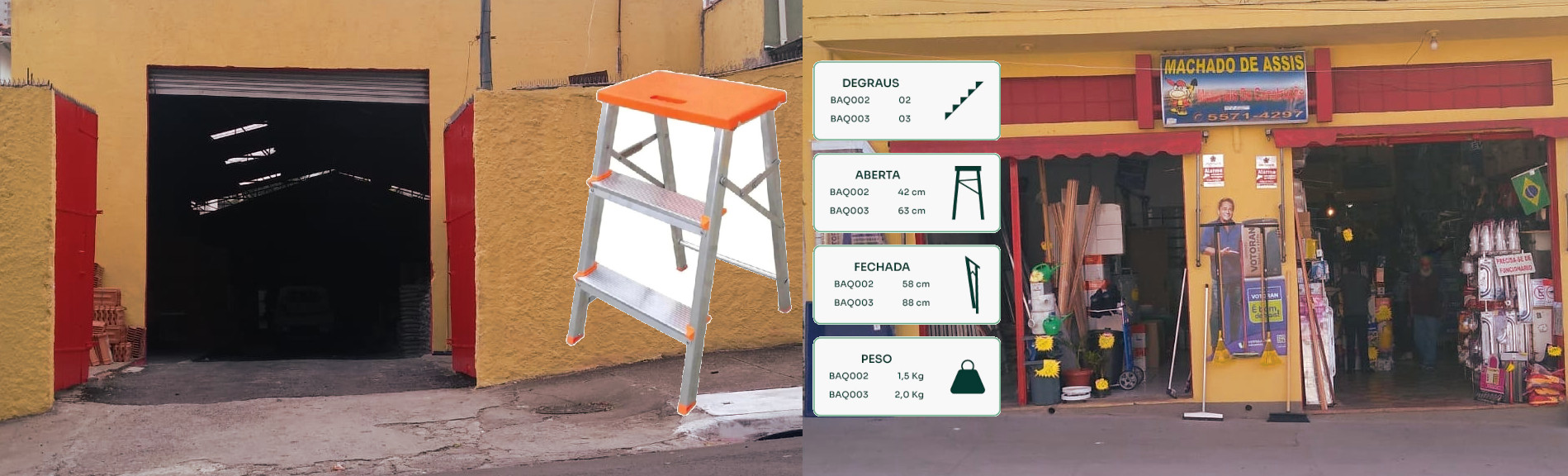 Leia mais sobre o artigo Banqueta de Alumínio Ágata 100Kg